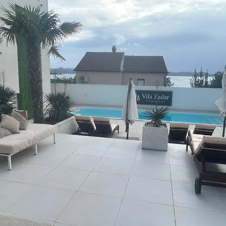 Sea View Luxury Penthouse With Sauna, Jacuzzi And Pool In Superior Apartment Zadar