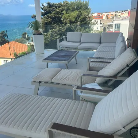 Apartment Sea View Luxury Penthouse With Sauna, Jacuzzi And Pool In Villa Zadar Superior *