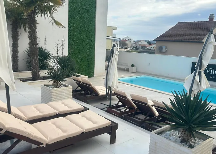 Apartament Sea View Luxury Penthouse With Sauna, Jacuzzi And Pool In Superior Zadar